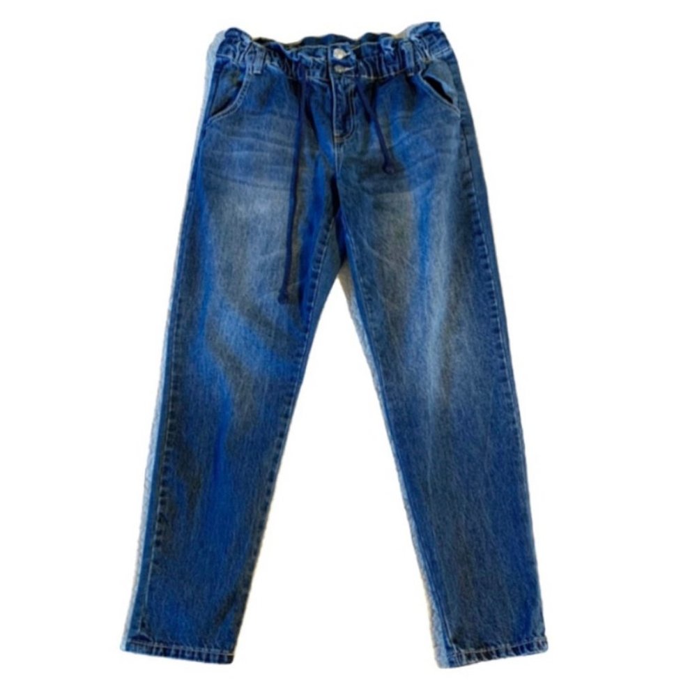 Royalty For Me Rigid Stretch Paper Bag Jeans Size Medium